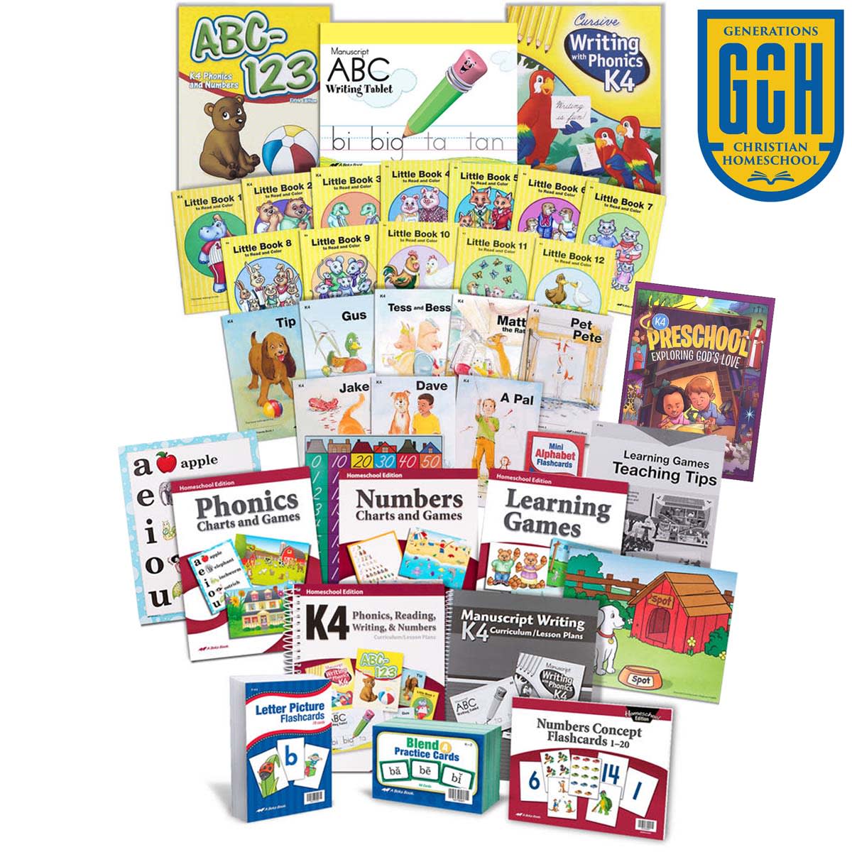Generations Homeschool Pre-K Curriculum Package