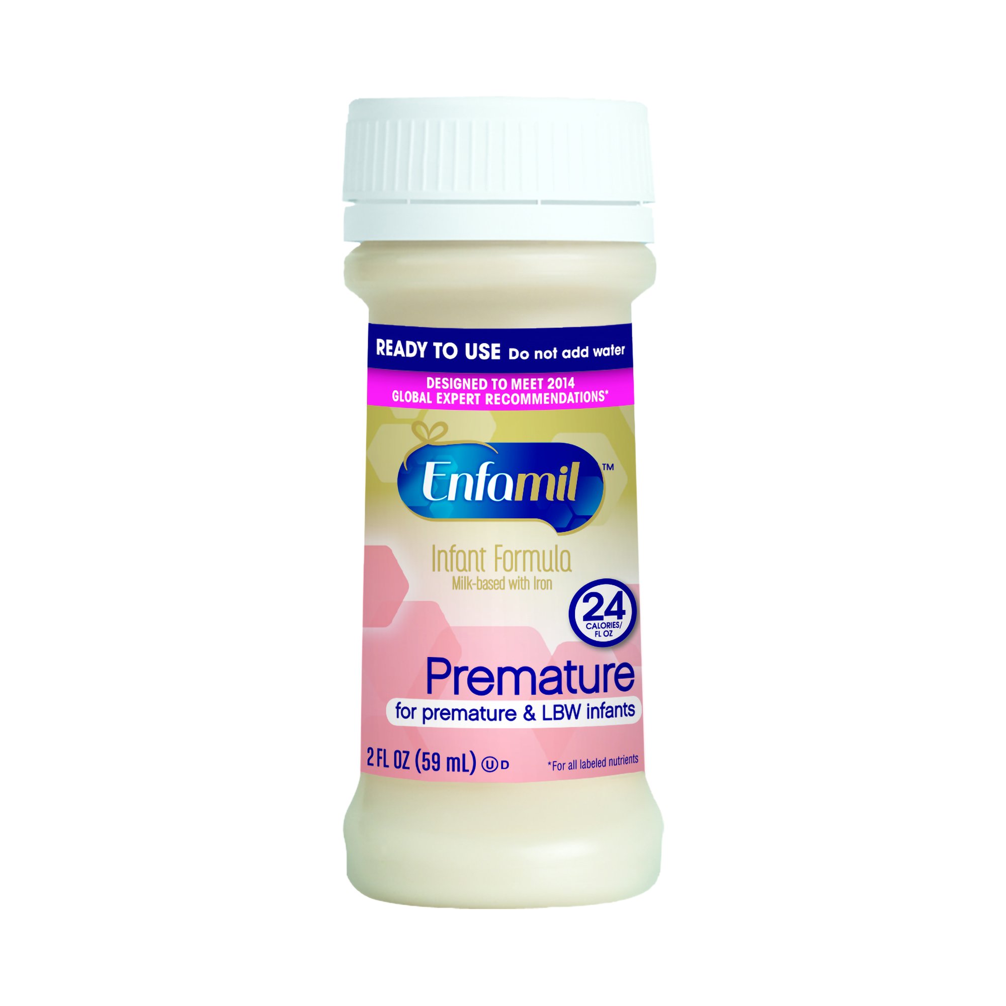 Enfamil Premature with Iron Infant Formula, 2-ounce Nursette Bottle MK 995009