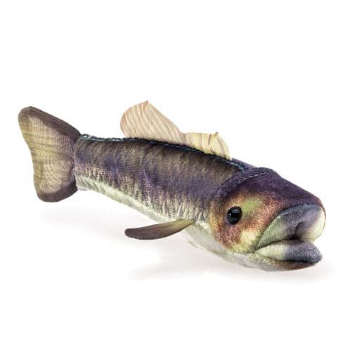 Mini Largemouth Bass Finger Puppet