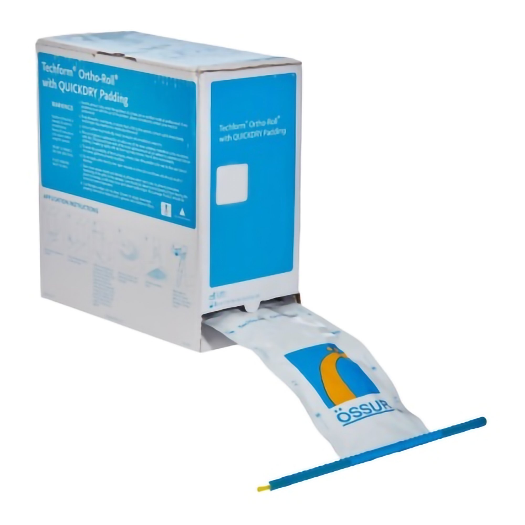 One-Side Padded Splint Roll TechForm Ortho-Roll 3 Inch X 15 Foot Fiberglass White MK 549760