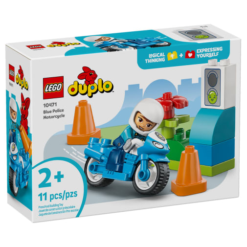 LEGO DUPLO Town Blue Police Motorcycle (10471)