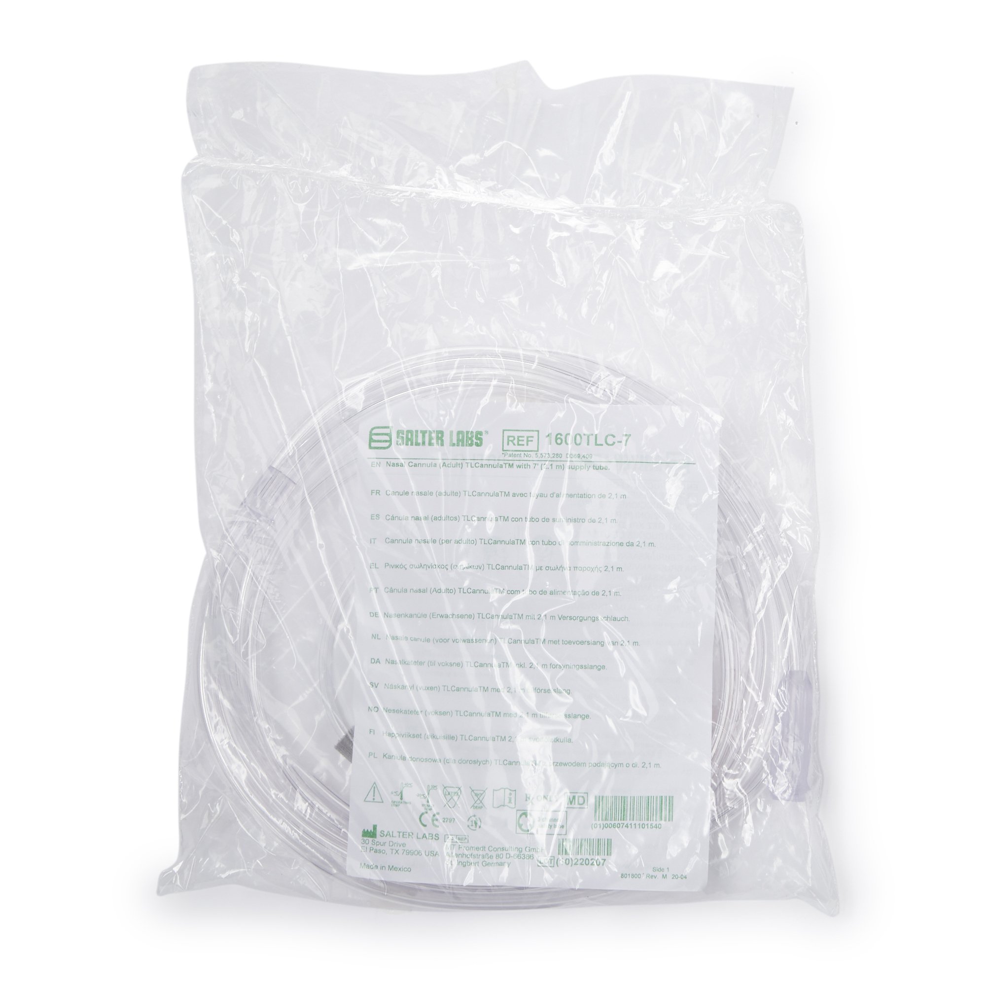 Salter-Style TLCannula Nasal Cannula with Ear Cushions MK 678549