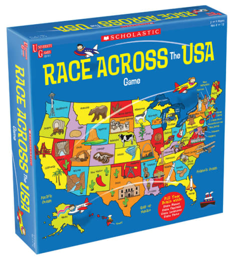 Scholastic Race Across the USA Game