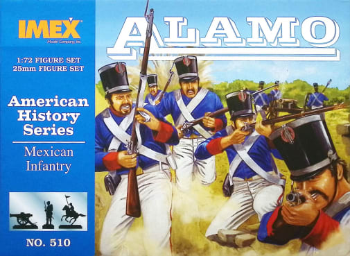 Mexican Infantry Alamo 1/72 Scale