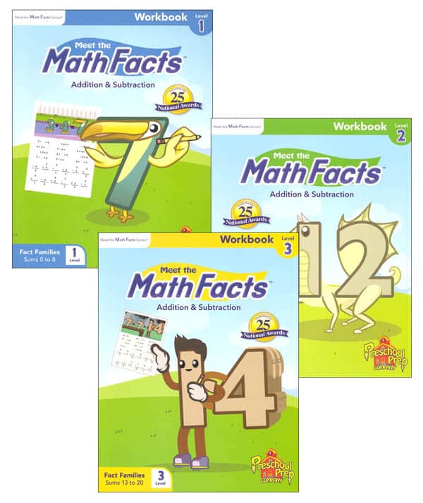 Meet the Math Facts Addition & Subtraction Workbook Package