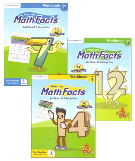 Meet the Math Facts Addition & Subtraction Workbook Package