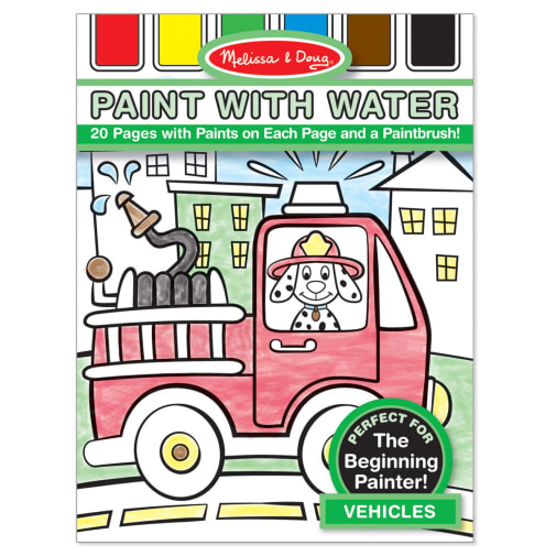 Melissa & Doug Paint With Water - Vehicles