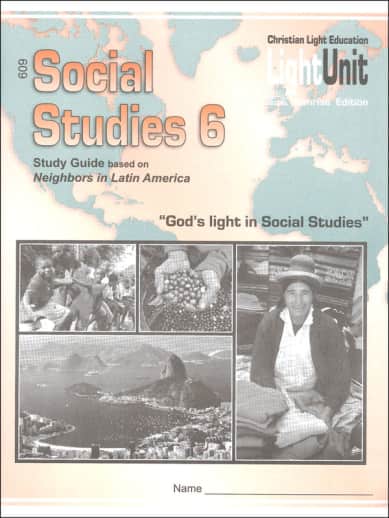 Christian Light Social Studies 609 LightUnit Sunrise Edition