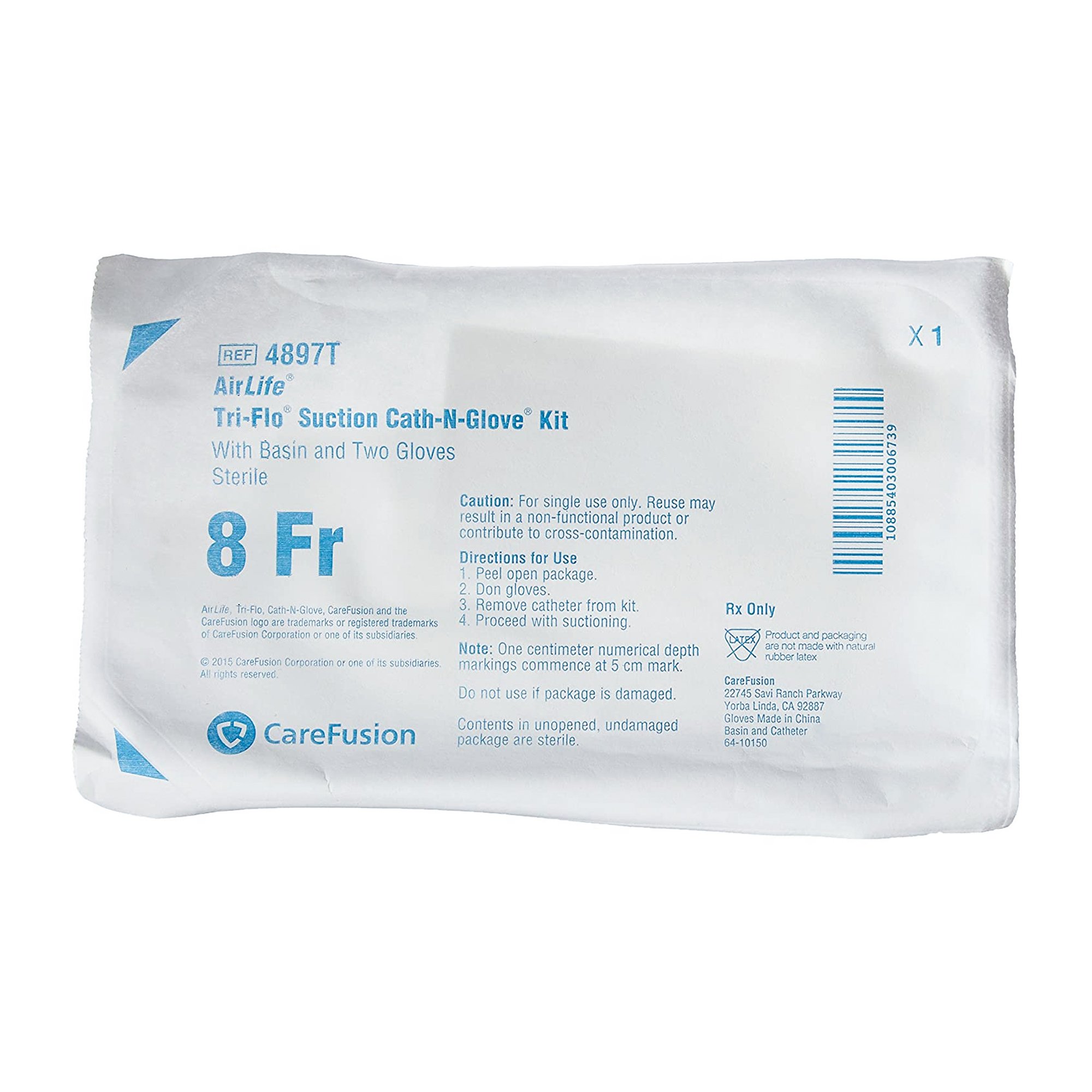 AirLife Cath-N-Glove Suction Catheter Kit, 8 Fr. MK 251284
