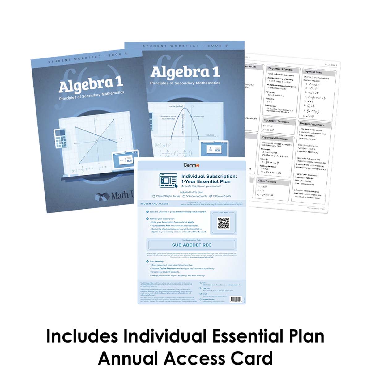 Math-U-See Algebra 1: Principles of Secondary Mathematics Set