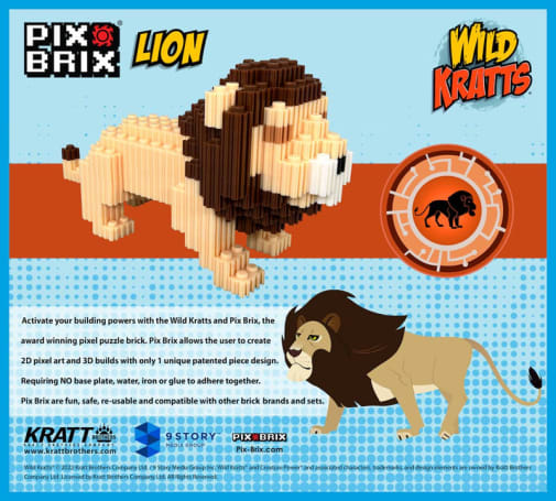 ならず者ビリーザキット保安官 SHERIFF バアードグリップ2丁セット Pix Brix Wild Kratts Lion