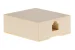 RJ11 Single Port Surface Mount Jack Ivory