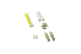 LC/UPC Multimode Duplex Fiber Optic Connector – 2mm, Gray