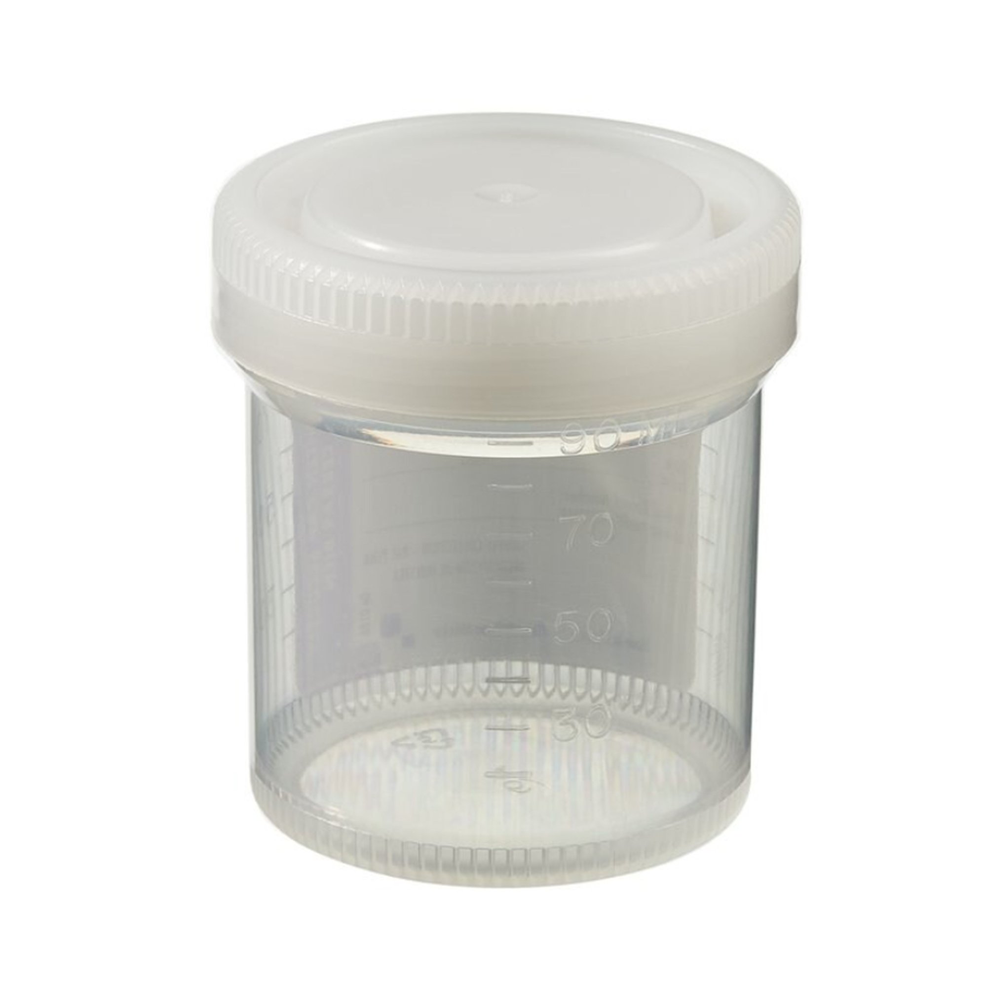 Specimen Container Samco Wide-Mouth Bio-Tite 53 mm Opening 90 mL (3 oz.) Screw Cap Patient Information Sterile MK 1284769