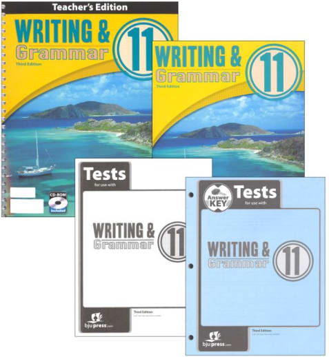 BJU Press Writing/Grammar 11 Home School Kit 3rd Edition
