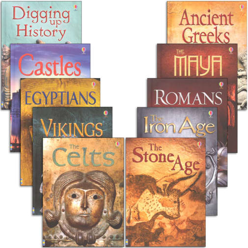 History (Usborne Beginners Boxed set of 10 titles)