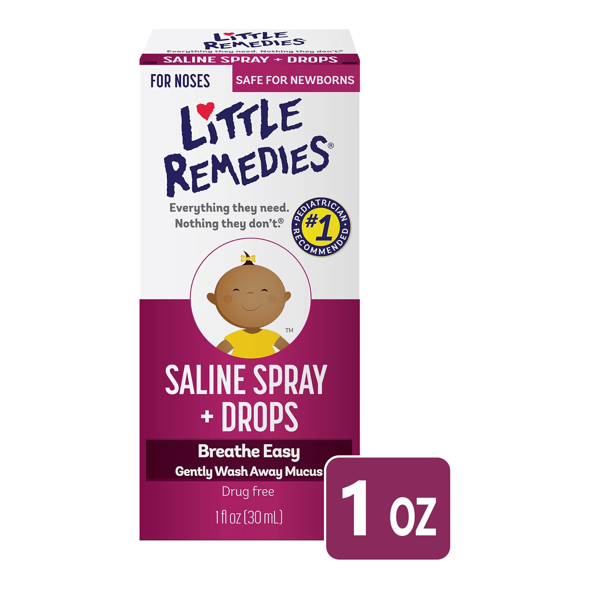 Little Remedies Saline Spray + Drops MK 1231451