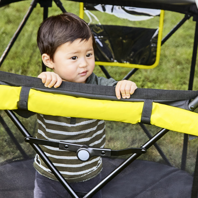 Play-Away™ Portable Playard Deluxe (Adventurer) Lifestyle Photo Play-Away™ Portable Playard Deluxe (Adventurer) Lifestyle Photo