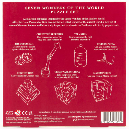 Set Di 7 Puzzle Wild Wonders Per Bambini, Con Personaggi Animali (leopardo, Pappagallo, Leone, Tucano, Zebra, Serpente, Elefante). Da 2 A 7 Pezzi, In Cartoncino. Sviluppa Coordinazione E Abilità Motorie.
