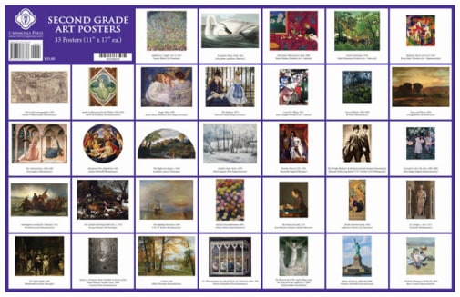 Second Grade Art Posters (11" x 17") (33 Posters)