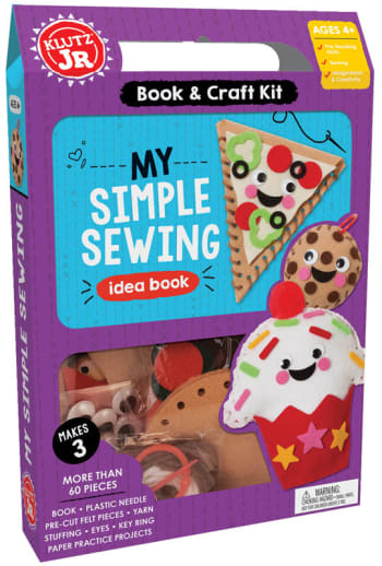Klutz Jr My Simple Sewing Book & Craft Kit