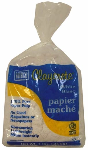 Claycrete Instant Paper Mache 1 lb.