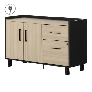 2-Drawer Credenza with Doors