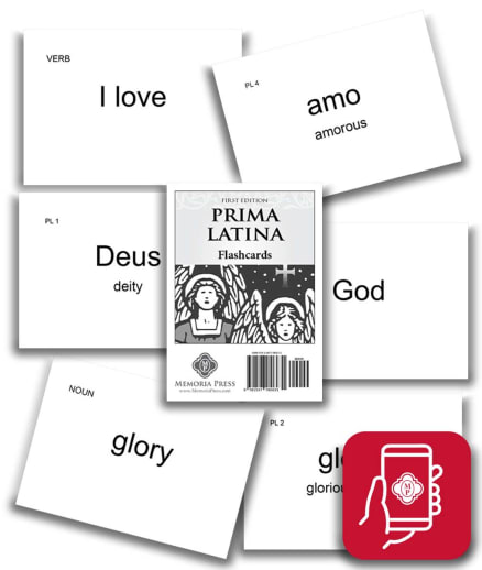 App Access: Memoria Press Prima Latina Flashcards