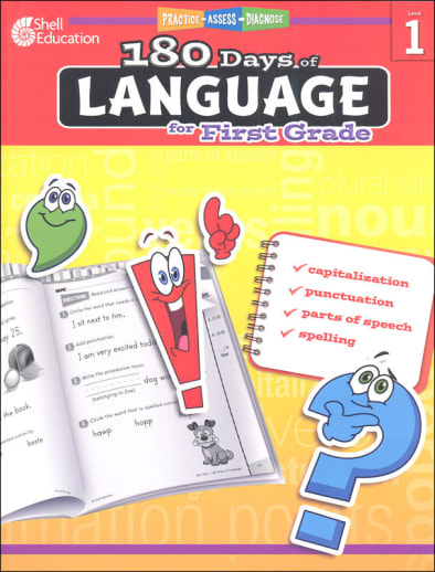 180 Days of Language for First Grade (Practice, Assess, Diagnose)