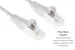 Cat5e Shielded Ethernet Patch Cable, Half-moon Boot, 5 ft, White
