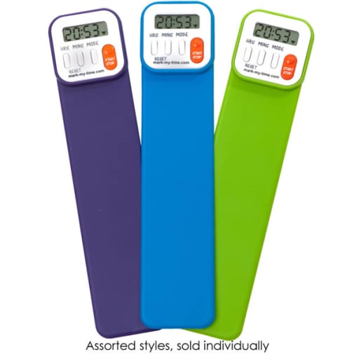 Mark-My-Time Digital Bookmark Neon