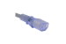 15Ft Hospital Grade Power Cord – NEMA 5-15P to IEC C13, SJT 18/3 AWG, Clear Blue Plug, Gray Jacket