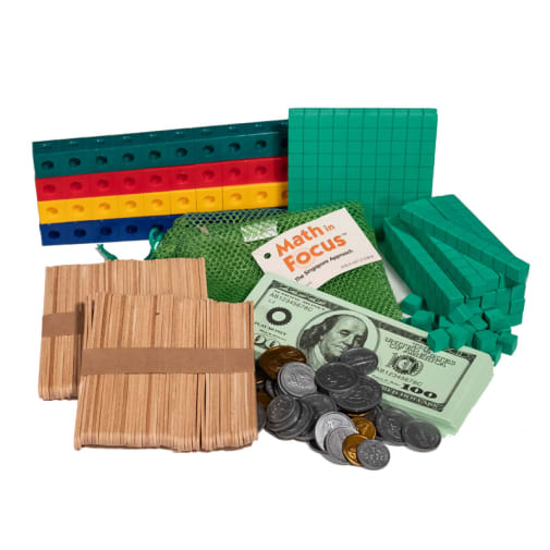 Math in Focus: Singapore Math Individual Student Manipulatives Kit Grade 1
