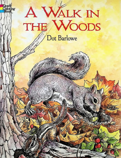 Walk in the Woods Coloring Book