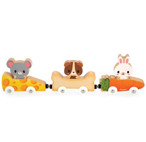 Janod Magnetic Pet Train Cars