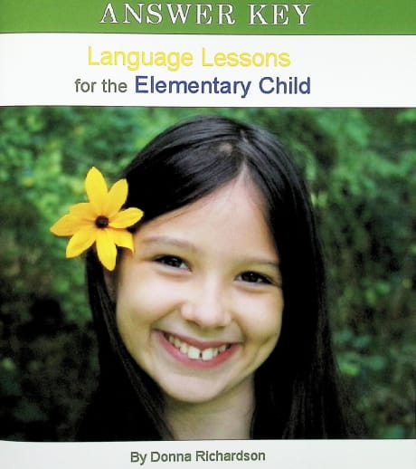 Language Lessons for the Elementary Child Volume 1 Answer Key
