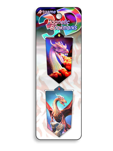 Dragons 3D Magnetic Bookmark