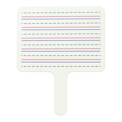 2-Sided Dry Erase Answer Paddle