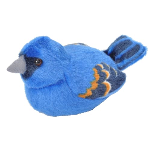 Audubon Bird: Blue Grosbeak Plush With Real Bird Call