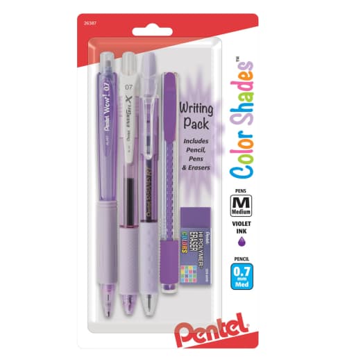 Pentel Color Shades Writing Packs - Violet Ink