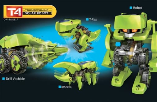 T4 Transforming Solar Robot