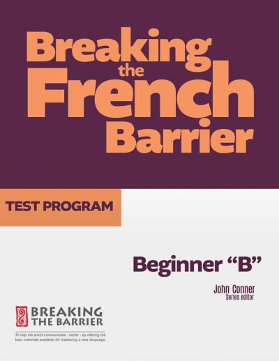 Breaking the French Barrier Beginner 'B' Test Program
