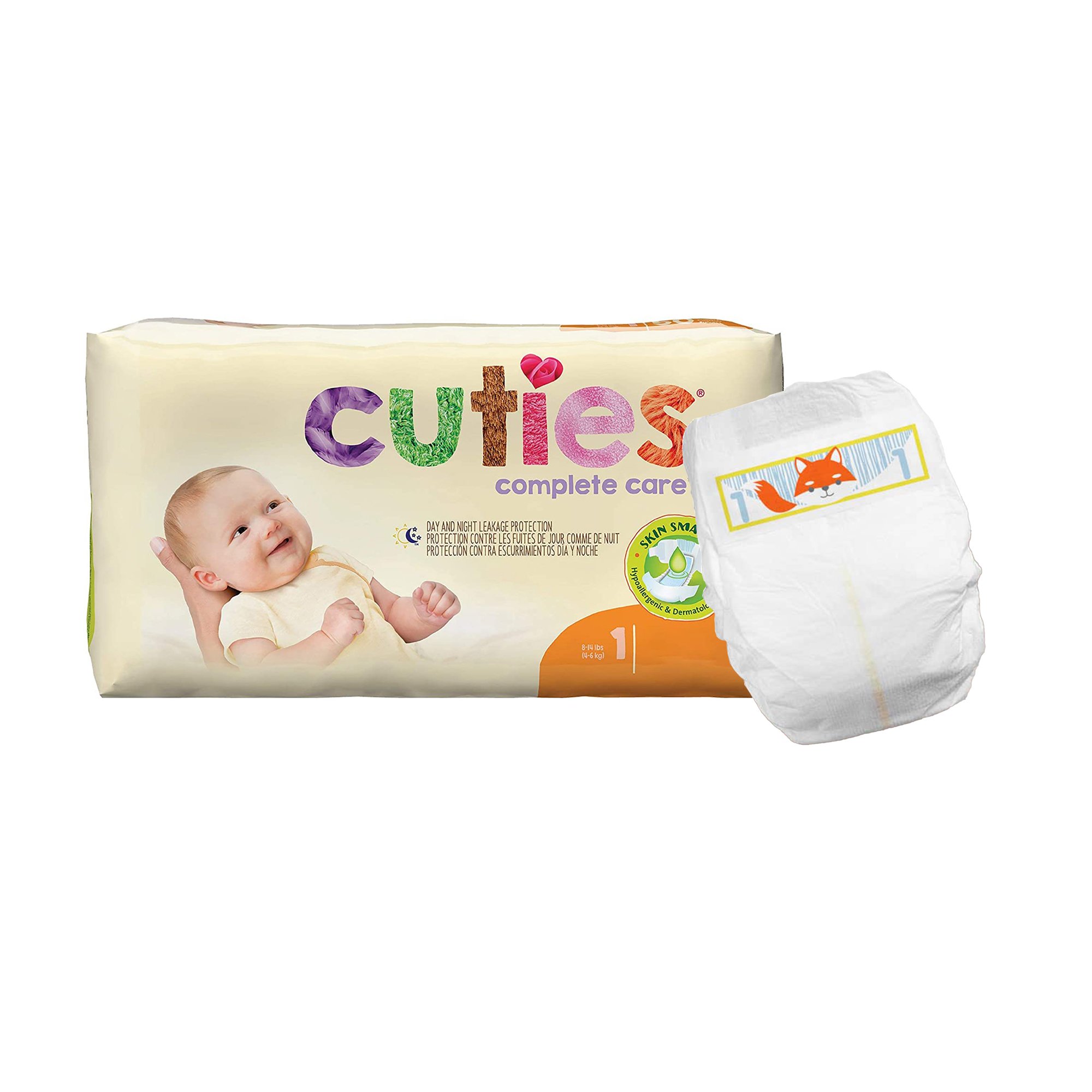 Cuties Complete Care Diapers, Size 1 MK 1206479