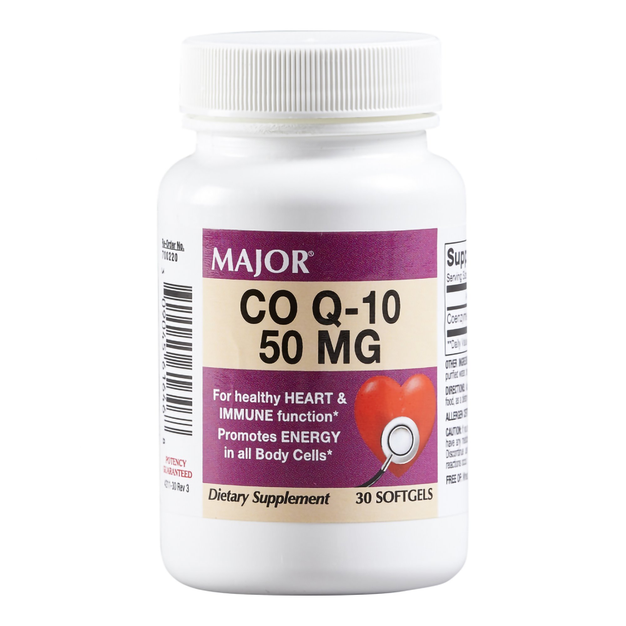 Major Coenzyme Q-10 Dietary Supplement MK 1091547