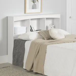 Bookcase Headboard with Storage