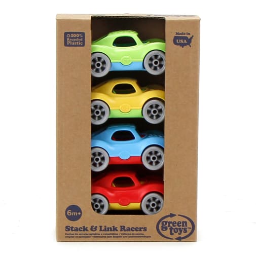 Green Toys Plastic Stack & Link Racers