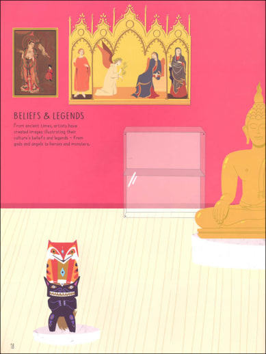 Art Gallery Sticker Book