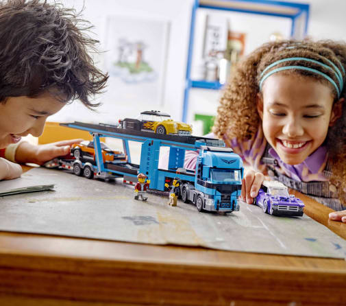 LEGO City Car Transporter Truck with Sports Cars (60408)