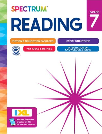 Spectrum Reading 2025 Grade 7