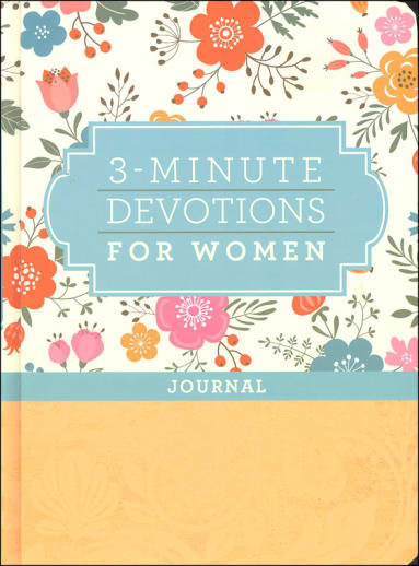 3-Minute Devotions for Women Journal